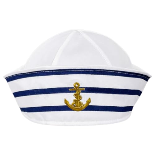 Chapeau de marin et accessoire de cosplay pour costume d'adulte et soirée thème