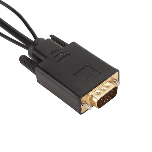 Image of SANCY VGA to HDMI Adapter Cable, 6 Feet VGA to HDMI Cable 1080P Video Converter with Sound and Power Supply for Laptop PC