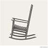 POLYWOOD Presidential Rocking Chair in Slate Grey