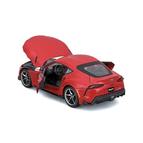Modelo de Auto Toyota Supra GR 1/24 Escala Rojo miniatura 3