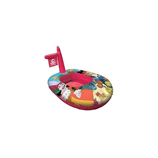 Trade Shop Traesio – Tija Hinchable Jack El Pirata Para Niños Con Bandera Piratas, 90 Cm