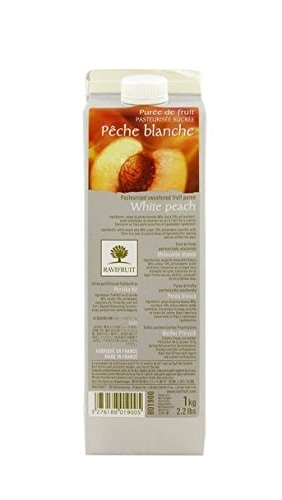 Purée de pêche blanche Ravifruit 1 kg