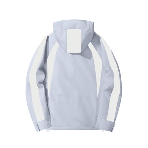 Chaqueta impermeable transpirable y cortavientos con ajuste holgado casual 4
