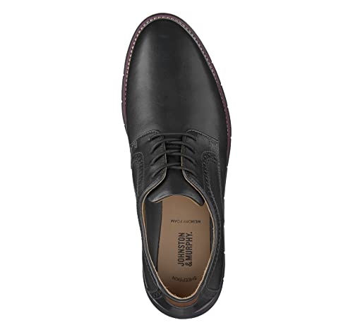 Johnston & Murphy Men's Holden Oiled Leather Plain Toe Dress Casual Lace-up Shoe2
