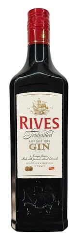 Rives Ginebra Special Super Premium 70 cl – Ginebra Española Tridestilada Artesanal, 11 Botánicos Naturales, London Dry Gin de Alta Gama desde El Puerto de Santa María (Cádiz)