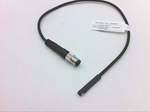 RADWELL VERIFIED SUBSTITUTE CPS9C-AP-F-SUB Slot Cylinder Sensor, 0.3M Pigtail to M8 3-PIN Connector, Insert from The Side, Substitute for Automation Direct CPS9C-AP-F, PNP