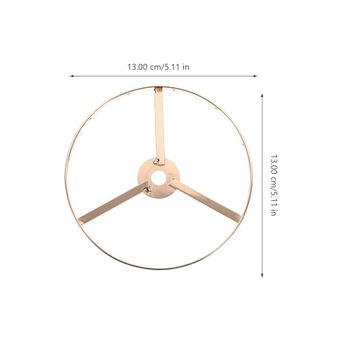 Soporte para pantalla de lámpara E27 de hierro oro francés para proyectos DIY de iluminación 2