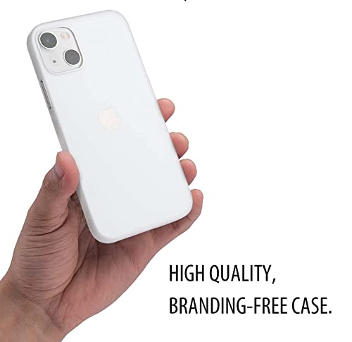 Image of ExpressB Back Cover for iPhone 15 Plus | Minimal Protect | Ultra Thin Anti Scratch Matte Finish Case for iPhone 15 Plus (White)