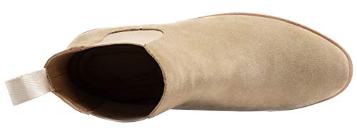 JIONS Slip-on Suede Chelsea Boots Men, Genuine Leather Ankle Dress Bootie with Crepe Sole3