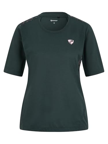 T-shirt fitness femme respirant Ziener Nesmeralda manches courtes