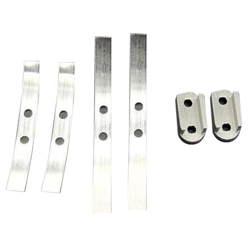 GYJSTBAJ 2Pair Steel Shock Absorption Leaf Springs Suspension for WPL D12 B14 B24 B16 B36 RC Truck Car Parts