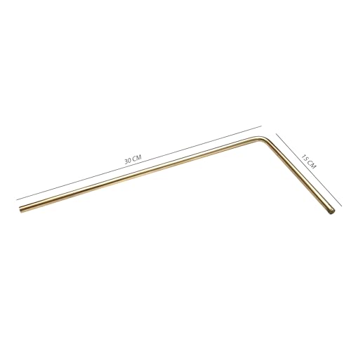 Image of Brass Dowsing Rods Pair | Diameter-8 MM | Energy Balancing | Aura Energy Checker | Feng Shui | Reiki | Dowser | Divining Rod | L-Rod | Only 2 Rods