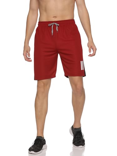 Image of Polyester Sports Shorts for Boys & Girls with Zipper Pockets
