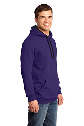 District Men's Young The Concert Fleece Hoodie XXL Purple4