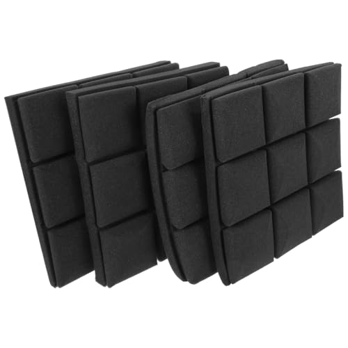 LIOOBO 4pcs Paneles Acústicos de Espuma para Aislamiento y Reducción de Ruido para Estudios de Grabación miniatura 5