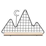 Étagère de rangement murale – fabriquée en fer et en bois de haute qualité, robuste et très résistante. étagère de rangement en bois avec séparation