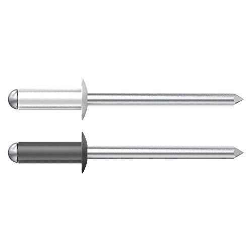Desa 7504814B - Rivet Aluminium/Steel Standard 4.8x14 White, Grey