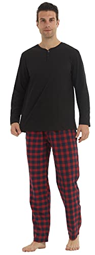 ➤Ottimo Come Regalo: questo pigiama da uomo in due pezzi è un regalo perfetto che sarà sempre apprezzato ed è il regalo perfetto per tuo padre, marito, amico o anche per te stesso. Regalare questo pigiama come regalo premuroso per il compleanno della persona amata o per la festa del papà, il giorno del Ringraziamento, il Natale.