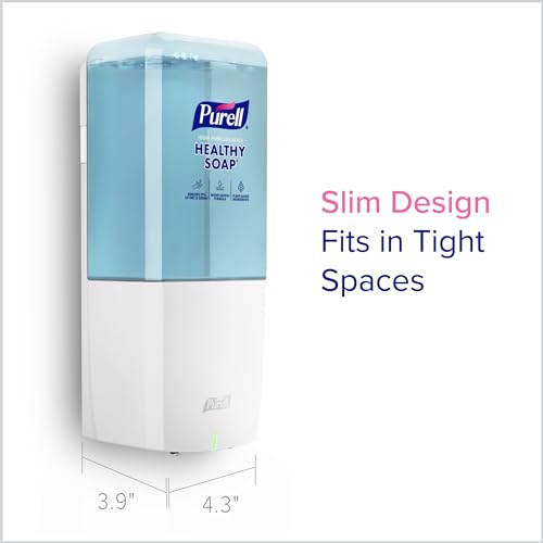 Image of PURELL ES10 Automatic Hand Soap Dispenser, White, for 1200 mL PURELL ES10 Hand Soap Refills (Pack of 2 Dispenser, Refills Sold Separately) - 8330-E1