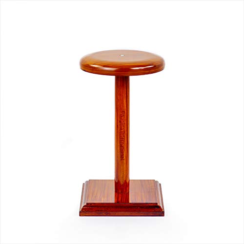 Nagina International Support de Casque en Bois Présentoir en Bois solide et robuste Pour Casque Viking Romain médiéval Cover
