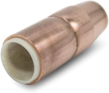 N-A5800c Miller AccuLock S Large Thread-On Nozzle, 5/8" Orifice, Flush Tip, Copper Package of (2)