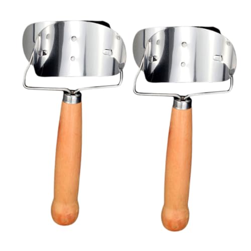 Zerodeko 2Pcs Dumpling Wrapper Cutter Stainless Steel Dumpling Skin Mold Tool for Quick and Kitchen Accessory for Homemade Dumplings Ravioli and Pastries