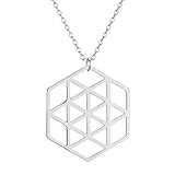 Collares para hombre, collar con colgante de 24 quilates, estilo retro, vintage, geométrico, gargantilla
