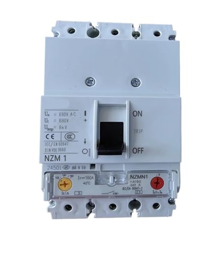 Disjoncteur à boîtier moulé NZMN1-A160 triphasé 160A interrupteur boîtier - 3