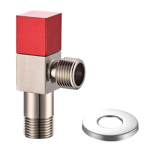 Valvole di arresto dell'acqua versatili con filettatura da 1/4, adatte per cucina, bagno e WC, cucina