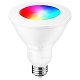 TORCHSTAR PAR30 Smart Light Bulbs, WiFi & Bluetooth, Work with Alexa Echo Google Home Assistant Siri, 2000K-5000K RGBCW Full Color Changing LED Smart Spotlight Bulbs, 60W Equivalent, E26 Base