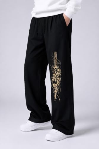 Image of Men Baggy Regular Fit Track Pants