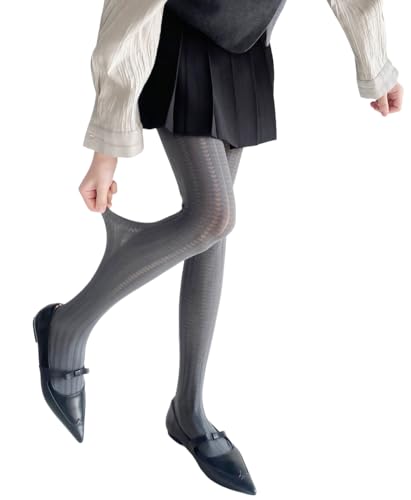 Image of Mrotrida Women's Heart Pattern Tights Elastic Jacquard Love Heart Pantyhose Stockings