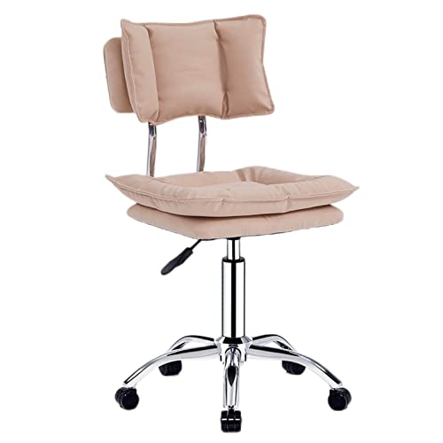 Tabouret de bar pivotant réglable en cuir PU et finitions chromées chic