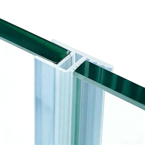 Junta Mampara Ducha, Tira de Sellado de Silicona for Puerta de Vidrio de Ducha, Tiras de Sellado Impermeables for Divisores de Ducha y Oficina(3m/9.8ft,12mm/0.47in)