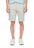 s oliver anzughose firenze Loose fit s.Oliver Herren Loose Fit: Chino-Bermuda Light Grey 38