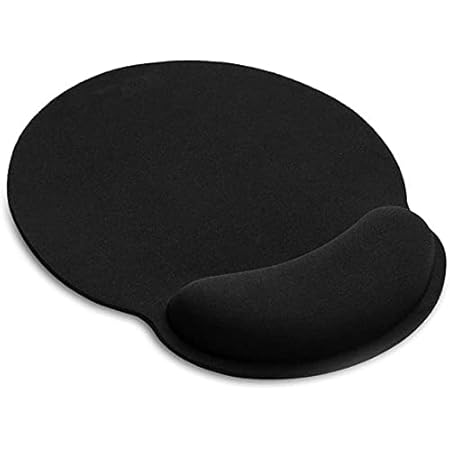 Black Non-Slip Comfortable Mouse Pad With Wrist Rest Gel - View #10