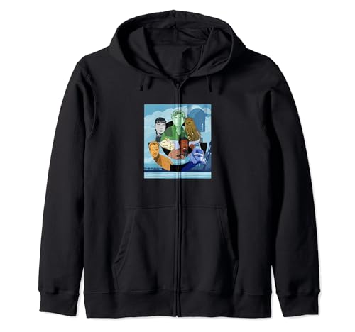Sweat Star Wars Solo zippé homme et femme avec imprimé graphique exclusif