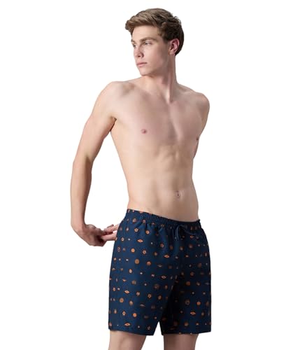 Image of Speedo Men's 4 Way Flex Essential Printed Watershorts with Side Pockets | Water Repellent | Internal Drawcord | Wide Waistband Swimming Trunks