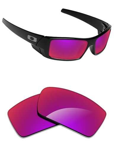 Image of Alphax Polarized Replacement Lenses for Oakley Gascan OO9014 60mm Sunglasses | Glare Reduction | Precision Cutting