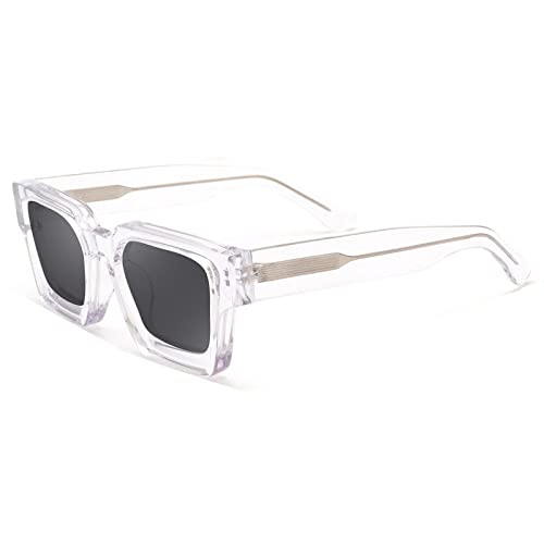 Lunettes de soleil carrées pour la conduite automobile confort polarisé monture cristal C04