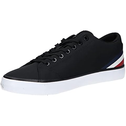 Tommy Hilfiger Herren Vulcanized Sneaker TH Hi Vulc Core Low Stripes Schuhe Cover