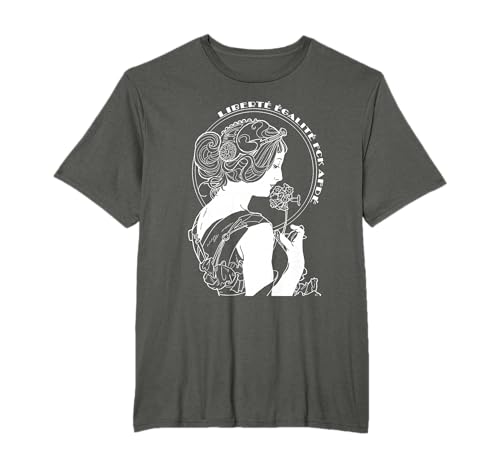 Liberté, Egalite, FCKAFDE weiß T-Shirt