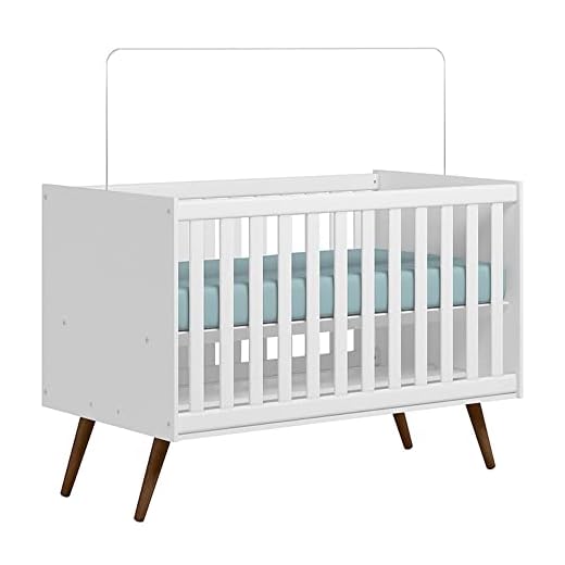 Berço Mini Cama Qencanto Retrô Qmovi Branco