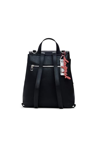 Desigual Back_Sierra, Akcesoria PU Backpack Mini Women, Medium, Czarny (Black), M