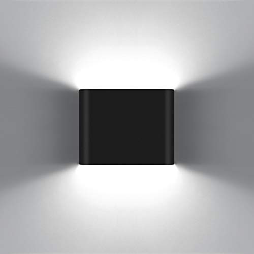 KAWELL 6W Modern Wall Lamp LED Wall Light Up Down Aluminum Wall Wash Lights Waterproof IP65 Outdoor Indoor for Bedroom Living Room Bathroom Stairs Porch Corridor Hallway