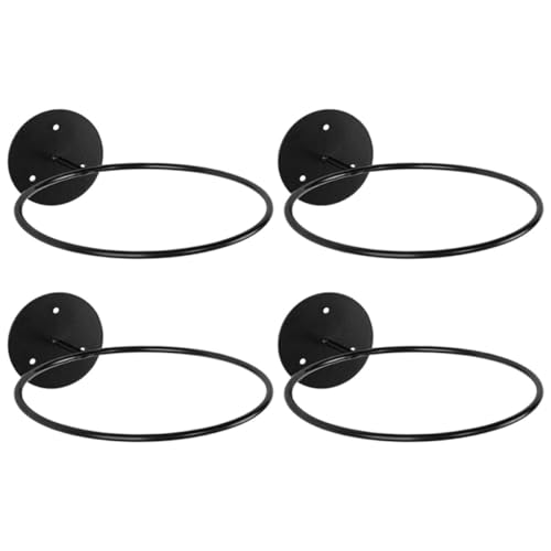 Porte-ballon mural noir Healvian pour organiser le garage et la maison