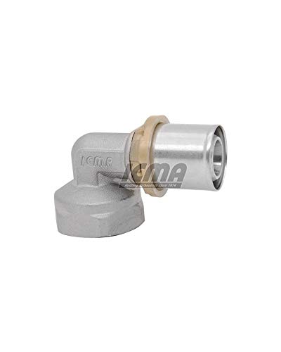 Raccordo A Pressare Curvo Femmina 3/4" 16 X 2 Per Multistrato Icma