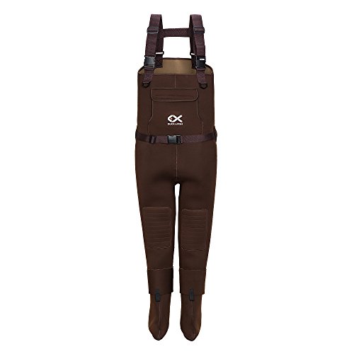 Duck and Fish Brown Neoprene Hunting Fishing Stocking Foot Chest Wader