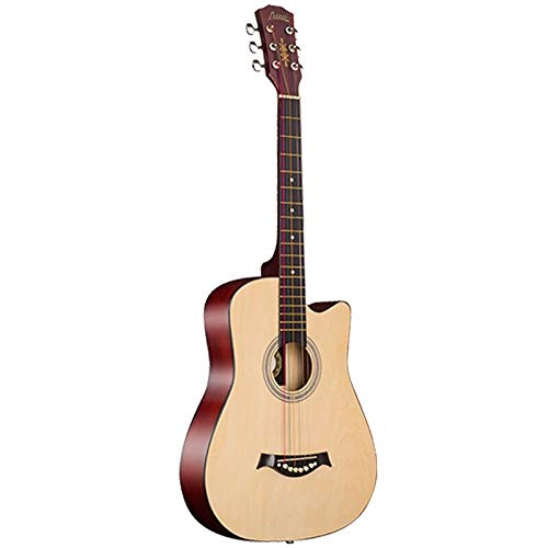Loivrn Portable Guitare Voyage Guitare Populaire 38 Pouce Débutant Bois Taille Guitare Total 6 Cordes En Acier Guitare… - Les Beatles, Paul McCartney, John Lennon, RIngo Starr, George Harrison Loivrn Portable Guitare Voyage Guitare Populaire 38 Pouce Débutant Bois Taille Guitare Total 6 Cordes En Acier Guitare… – Image 3