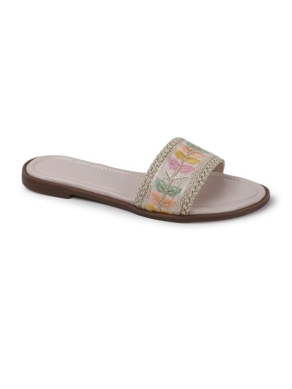Image of Sukun DV 9004 Women's Lightweight Cushioned Flat Sandals Stylish Adjustable & Slip-Resistant Comfort for Girls & Ladies